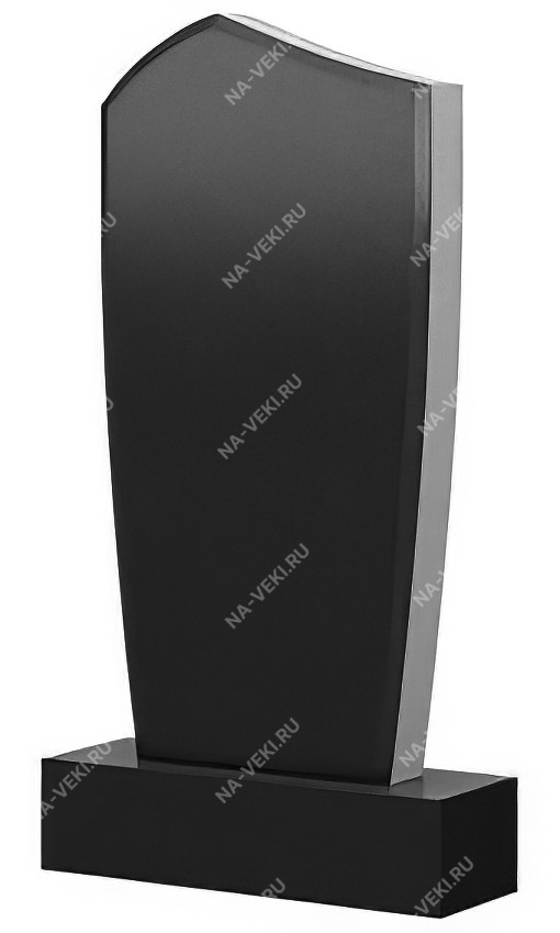 Памятник плавной овальной формы НВ-019