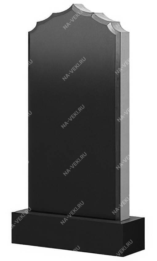 Памятник из гранита с фигурный верхом НВ-015