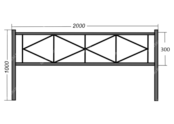 Ограда НВО-001